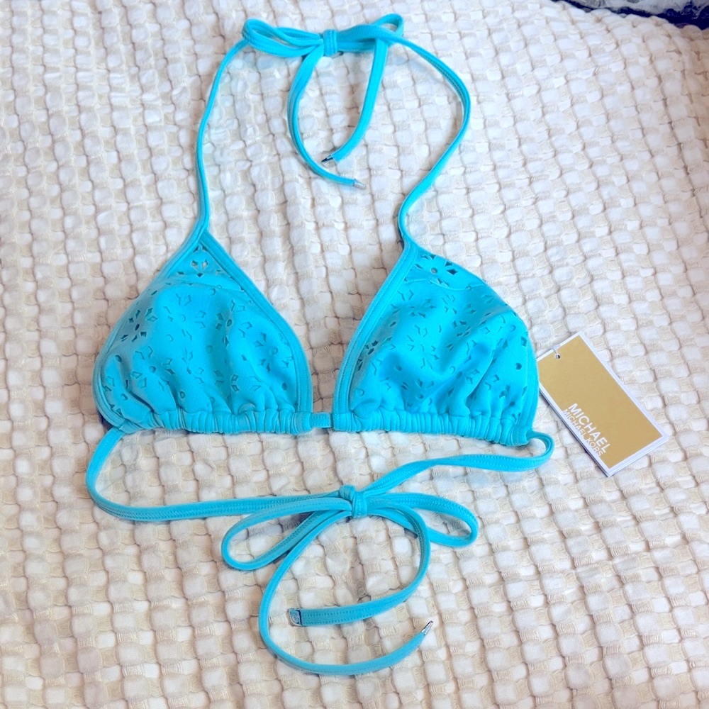 Michael Kors Aqua Bikini Top